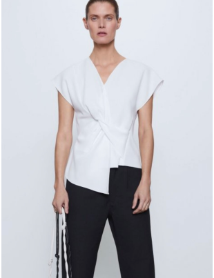 Блуза Zara M Біла BTG-0179