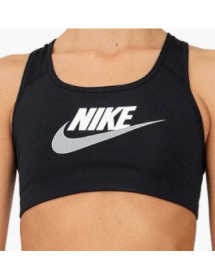 Топ спортивный женский Nike swoosh bra XL Черный 463-