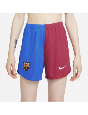 Шорты женские оригинал Nike Barcelona L Красно-синий 514-