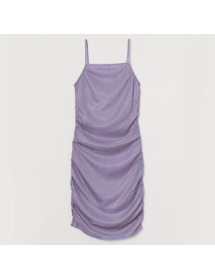 Сукня люрекс H&M M Фіолетова BTG-0150
