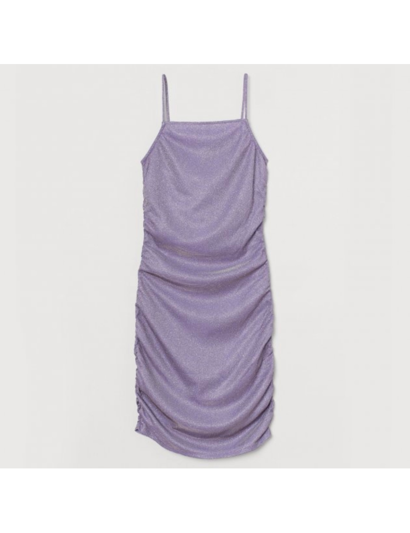 Платье люрекс H&M M Фиолетовое BTG-0150