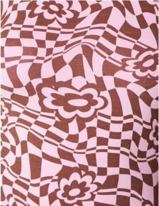 Платье Jennyfer S Розовое с принтом BTG-0188