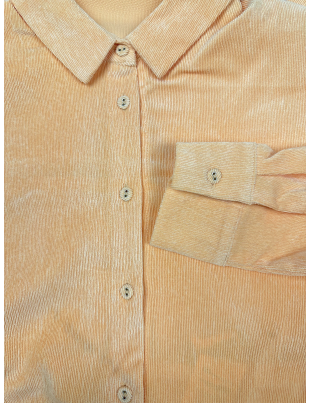 Вельветовая рубашка Jennyfer M Оранжевая BTG-0185