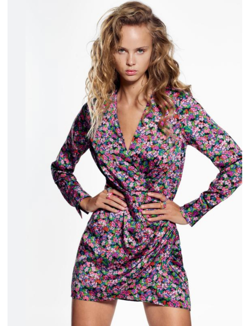 Платье Zara S Цветочный принт BTG-0132